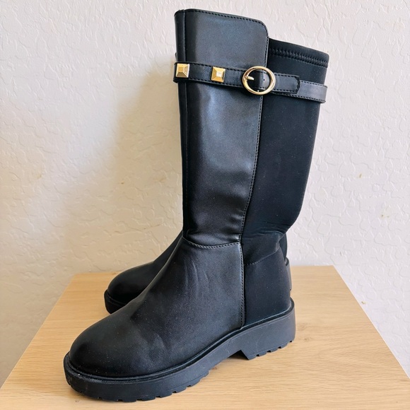 Marc Fisher Other - Marc Fisher Girls Tall Pyramid Stud Boots